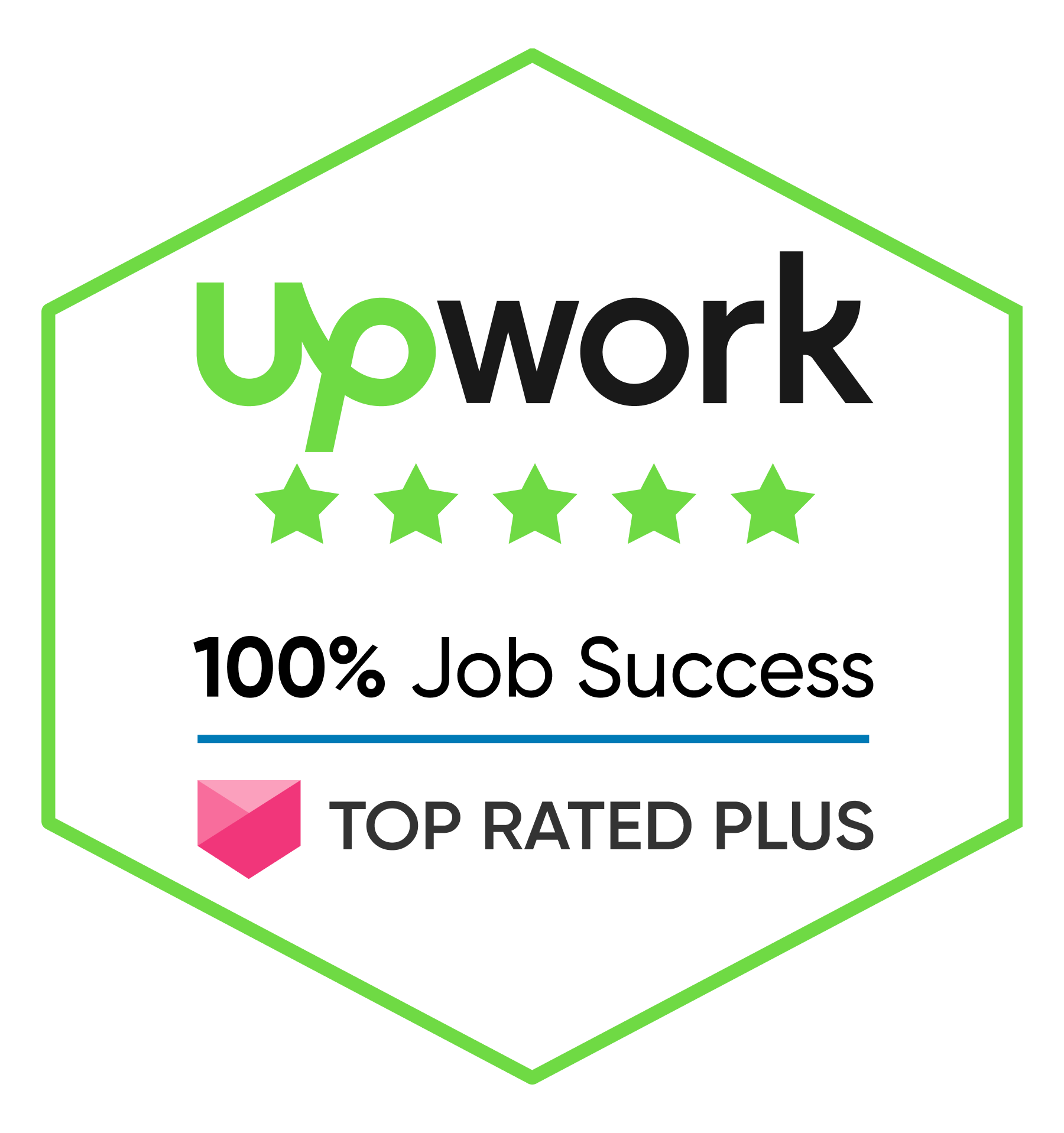 Upwork Top Rated Plus Agency