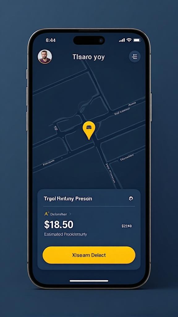 Lyftup driver app screen