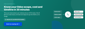 Appther banner offering a free Odoo ERP scoping call for Saudi businesses ahead of the ZATCA deadline