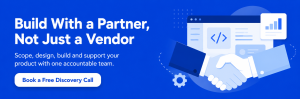 Appther call to action banner inviting readers to book a free discovery call for custom software development