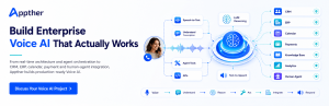 Appther enterprise AI voice agent development for CRM ERP and business automation