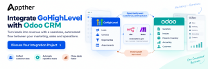 Book a free consultation with Appther to choose between GoHighLevel, Odoo or a connected setup