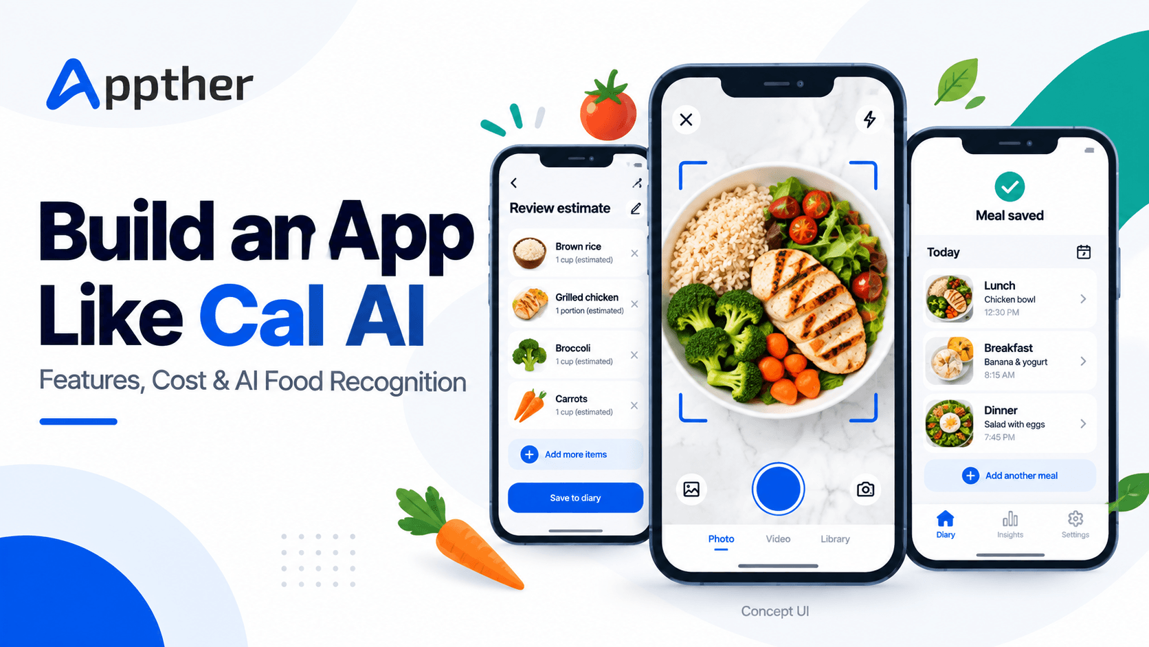 How to Build an App Like Cal AI: Features, Development Cost & AI Food Recognition