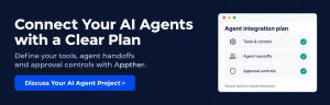 Plan AI agent integrations with Appther, including tools, agent handoffs and approval controls.